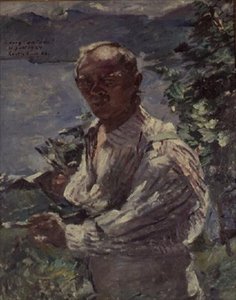Autoportrait à Walchensee, Bavière